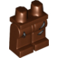 Набор LEGO Legs and Hips with Torn Sections Print, Красно-коричневый