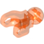 Набор LEGO Hero Factory Arm / Leg with Ball Joint and Ball Socket, Short, Trans-Neon Orange