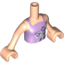 Набор LEGO Torso Friends - Lavender Top with Flower Design, Light Flesh
