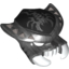 Набор LEGO Minifig Mask Scorpion with White Fangs and Pincers, Silver Spikes and Scorpion Emblem Print, Pearl Dark Gray