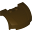 Набор LEGO Vehicle Mudguard 3 x 4 x 1 2/3 Curved Front, Темно-коричневый