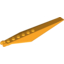 Набор LEGO Hinge Plate 1 x 12 with Angled Side Extensions and Tapered Ends, Bright Light Orange