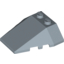 Набор LEGO Wedge 4 x 4 Triple with Stud Notches, Sand Blue