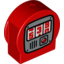 Набор LEGO Brick 1 x 3 x 2 Round with Fuel Pump Print, Красный