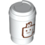 Набор LEGO Cup, Take Out Cup with Minifig Smile Print, Белый
