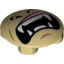 Набор LEGO Plate Round 2 x 2 with Rounded Bottom [Boat Stud] with Gorilla Face Print, Tan
