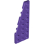 Набор LEGO Wedge Plate 8 x 3 Left, Темно-фиолетовый