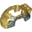 Набор LEGO Fly Wheel Fairing Gorilla Shape with Silver Scaled Armor Print (70136), Pearl Gold
