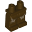 Набор LEGO Legs and Hips with Dark Tan Fur Print (SW Chief Tarfful), Темно-коричневый