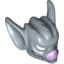 Набор LEGO Minifig Mask Bat with Fangs and Purple Nose Print , Sand Blue