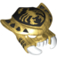 Набор LEGO Minifig Mask Scorpion with White Fangs and Pincers, Black Spikes and Scorpion Emblem Print, Pearl Gold