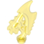 Набор LEGO Ninjago Complex Axe Blade [Techno-Blade], Trans-Yellow