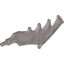 Набор LEGO Hero Factory Weapon - Axe/Sword with Jagged Blade, Flat Silver