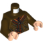 Набор LEGO Torso Wizard's Robe with Dark Red Trim Print / Dark Brown Arms / Light Flesh Hands, Темно-коричневый