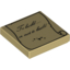 Набор LEGO Tile 2 x 2 with 'To build or not to build' Script on Ink-Splattered Parchment Print, Tan