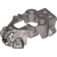 Набор LEGO Fly Wheel Fairing Spider Shape with Black Armor Scales and White Fangs Print (70140), Flat Silver