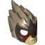 Набор LEGO Minifigure Mask Chima Lion with Face and Lion Crest Print [Lavertus], Dark Tan