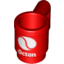 Набор LEGO Minifig Utensil Cup with Octan Logo Print, Красный