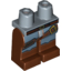 Набор LEGO Legs and Sand Blue Hips with Chaps and Belts Print, Красно-коричневый