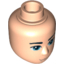 Набор LEGO Minifig Head Modified Friends Male with Blue Eyes, Black Eyebrows (Disney Princess Eric), Light Flesh