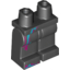Набор LEGO Legs and Hips with Purple and Blue Markings Print , Черный
