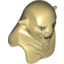 Набор LEGO Minifig Head Modified Azog with Dark Tan Markings on Face and Chest, Light Blue Eyes Print, Tan