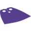 Набор LEGO Minifig Cloth Cape - Standard with Dark Purple Print [One Side], Темно-красный