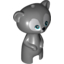 Набор LEGO Friends Bear Standing with Light Bluish Gray Face Print, Темный сине-серый