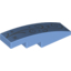 Набор LEGO Slope Curved 4 x 1 No Studs with Cinderella Scrollwork Print, Medium Blue