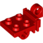 Набор LEGO Plate Modified 2 x 2 with Pin Hole on Side and Axle Hole on Bottom, Красный