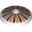 Набор LEGO Dish 4 x 4 Inverted [Radar] with Magenta and Lime Stripes Print, Белый