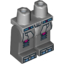 Набор LEGO Legs and Light Bluish Gray Hips with Medium Blue Belt, Light Bluish Gray Straps with Dark Pink Dots and Light Bluish Gray Talons Print, Темный сине-серый