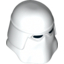 Набор LEGO Minifig Helmet SW Snowtrooper with Black Eyeholes Print, Белый
