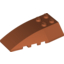 Набор LEGO Wedge 6 x 4 Triple Curved, Темно-оранжевый