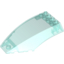 Набор LEGO Windscreen 10 x 6 x 2 Curved, Trans-Light Blue