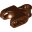 Набор LEGO Technic Axle Connector 2 x 3 with Ball Socket, Open Lower Axle Holes, Красно-коричневый