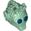 Набор LEGO Minifig Head Modified Greedo with Dark Blue Eyes Print , Sand Green