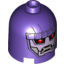 Набор LEGO Brick Round 2 x 2 x 1 2/3 Dome Top with Sentinel Face Print, Темно-фиолетовый