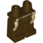 Набор LEGO Legs and Dark Brown Hips with SW Tan Robe and Dark Tan Shirt Print , Темно-коричневый