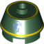 Набор LEGO Brick Round 2 x 2 Truncated Cone with R1 Series Print , Темно-зеленый