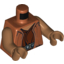 Набор LEGO Torso SW Jedi Robe, Dark Tan Belt and Reddish Brown Undershirt Print (Ithorian Jedi) / Medium Dark Flesh Arms / Medium Dark Flesh Hands , Темно-оранжевый