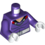 Набор LEGO Minifig Torso (Magneto), Темно-фиолетовый