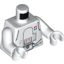 Набор LEGO Torso SW Armor Snowtrooper Commander Print / White Arms / White Hands, Белый