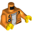 Набор LEGO MINI UPPER PART NO 2762, Оранжевый