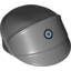 Набор LEGO Minifig Cap, SW Imperial Officer with Silver and Black Code Disc Print, Темный сине-серый