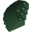 Набор LEGO Brick Round Corner 6 x 6 with 33В° EdgeSlope and Facet Cutout, Темно-зеленый