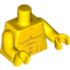Набор LEGO Torso Bare Chest with Muscles Outline, No Clavicles Print / Yellow Arms / Yellow Hands, Желтый