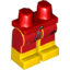 Набор LEGO Legs and Red Hips with Red Swim Trunks with White 'JT' Print, Желтый