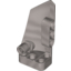 Набор LEGO Technic, Panel Fairing # 4 Small Smooth Long, Side B, Flat Silver