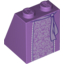 Набор LEGO Slope 65В° 2 x 2 x 2 with Bottom Tube with Lavender Embroidered Skirt and Belt Print, Medium Lavender